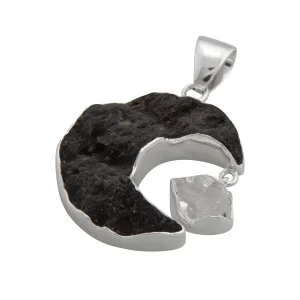Meteorite pendant with tektites Prehistoric Online