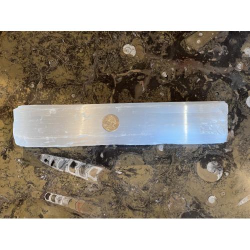 1pc cristallo naturale Selenite cristallo punto guarigione pietra esagonale  prismatico obelisco bacchetta Chakra decorazione domestica