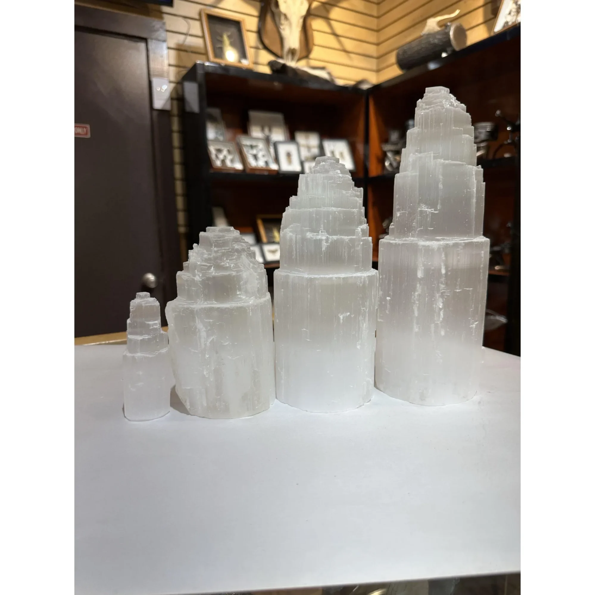 Selenite tower-lamp Prehistoric Online