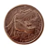 Trex copper coin, 1oz Prehistoric Online