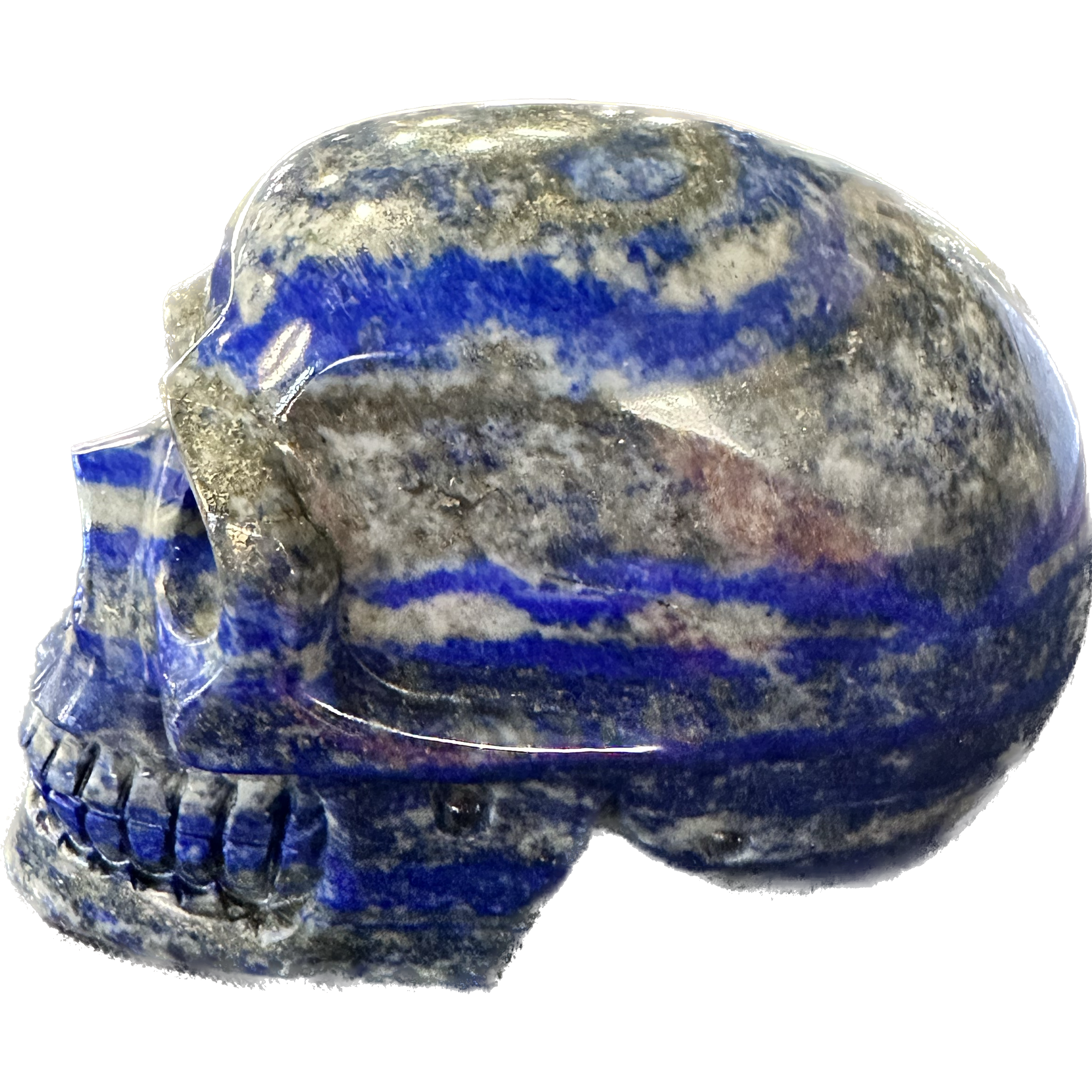 Lapis skull, hand finished Prehistoric Online