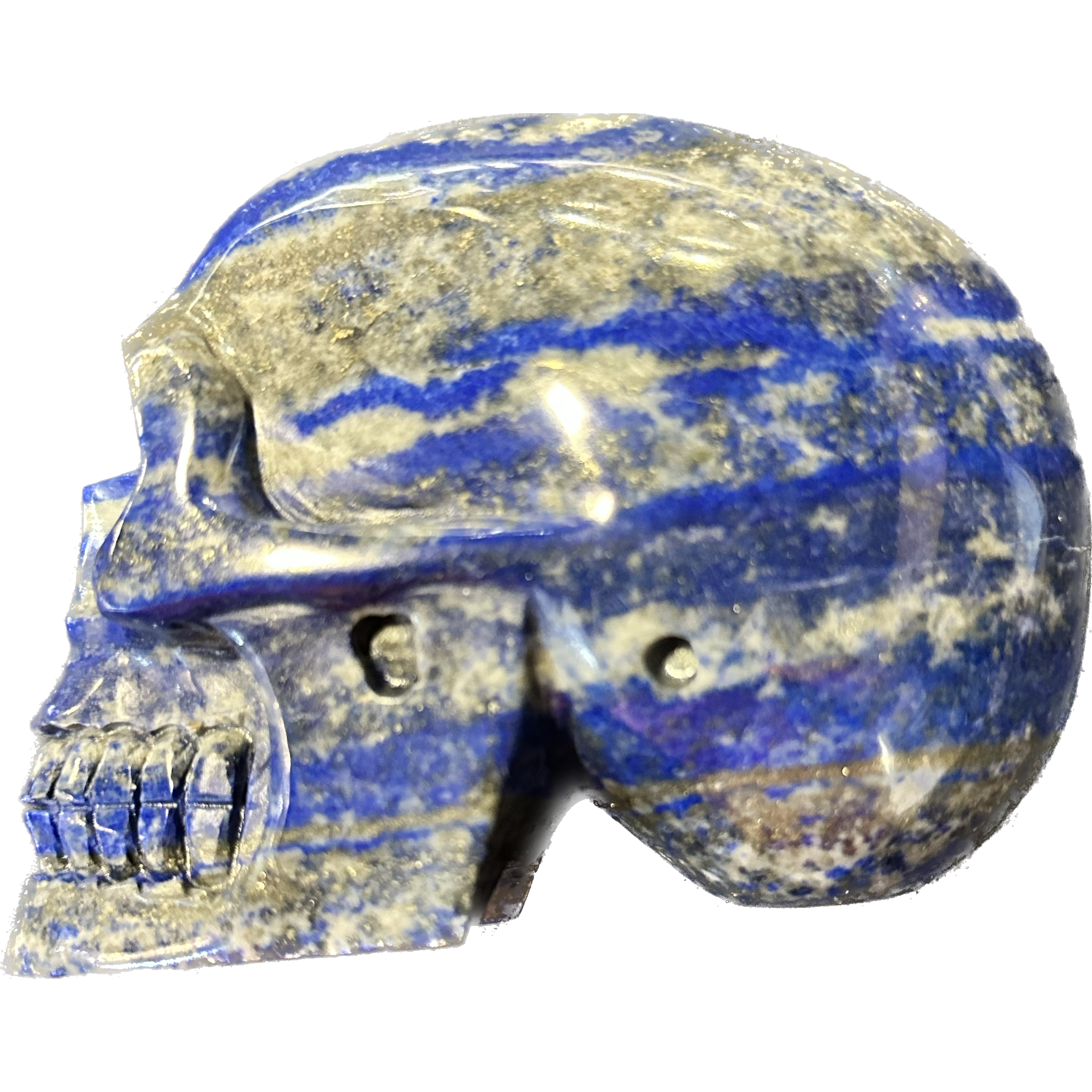 Lapis skull, hand finished Prehistoric Online