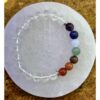 Metaphysical bracelet, Clear Quartz and 7 Chakras Prehistoric Online