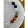 Metaphysical bracelet, Clear Quartz and 7 Chakras Prehistoric Online