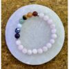 Metaphysical bracelet, Rose Quartz and 7 Chakras Prehistoric Online