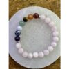 Metaphysical bracelet, Rose Quartz and 7 Chakras Prehistoric Online