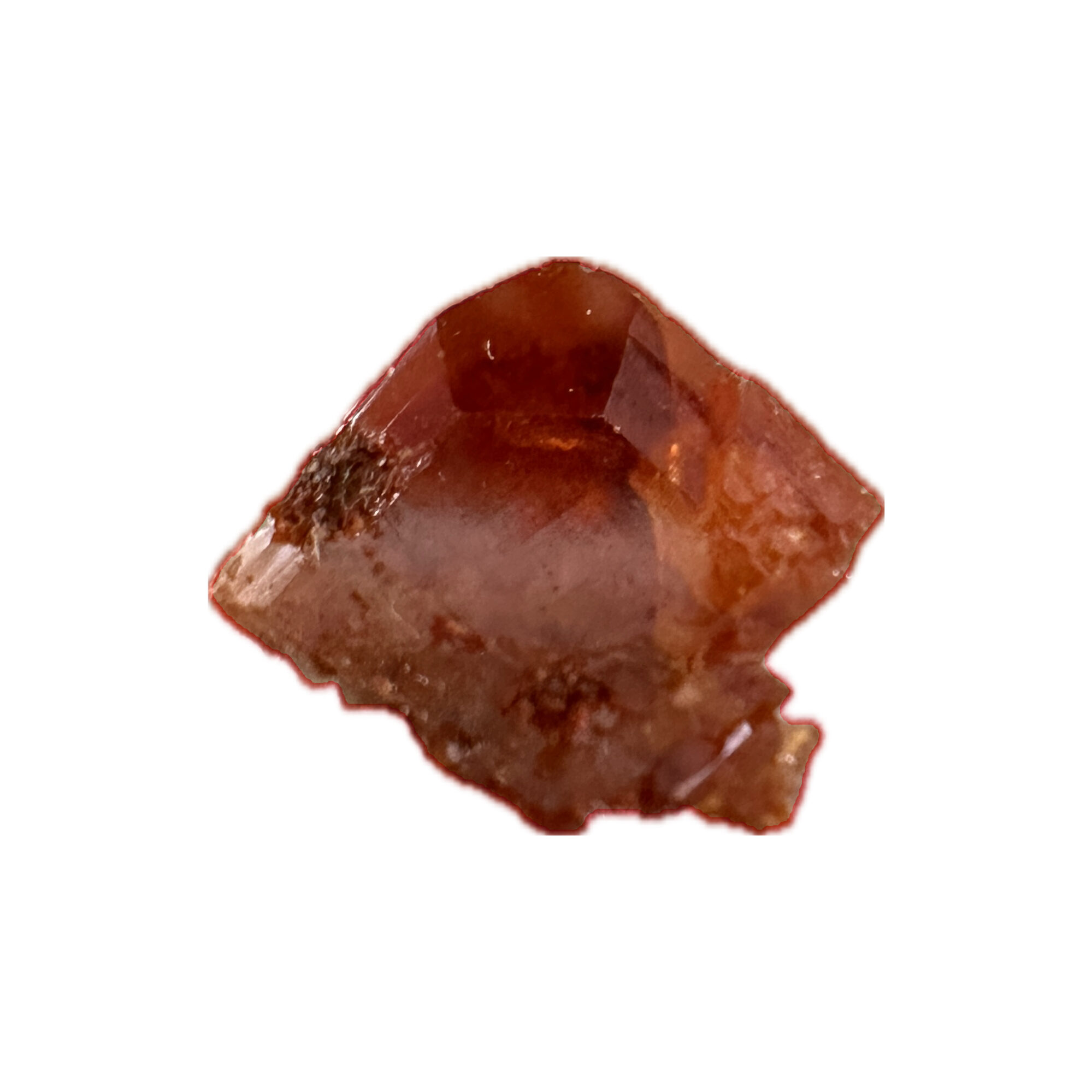 Wulfenite thumbnail mineral, Arizona Prehistoric Online