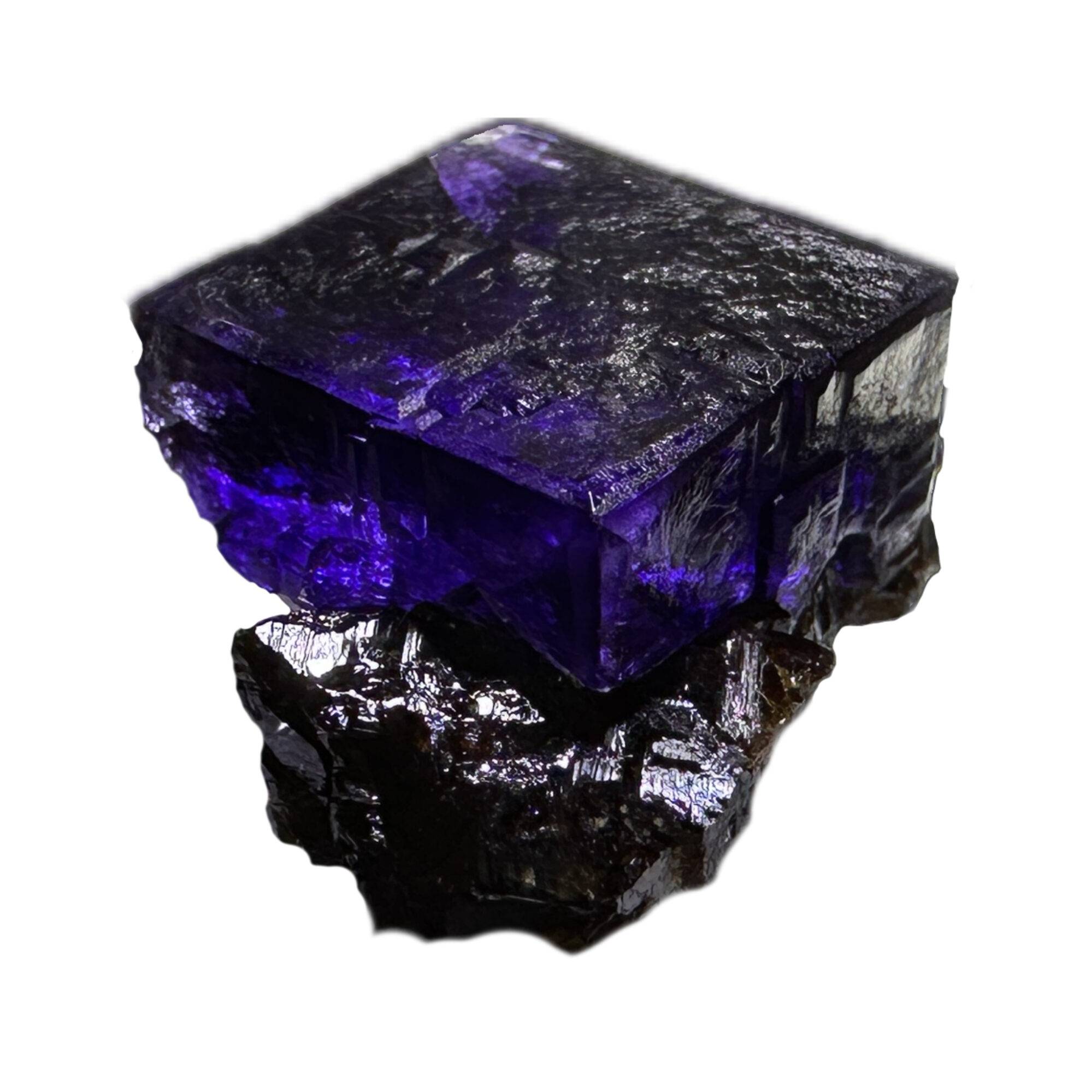 Fluorite mineral, Unbelievable color Prehistoric Online