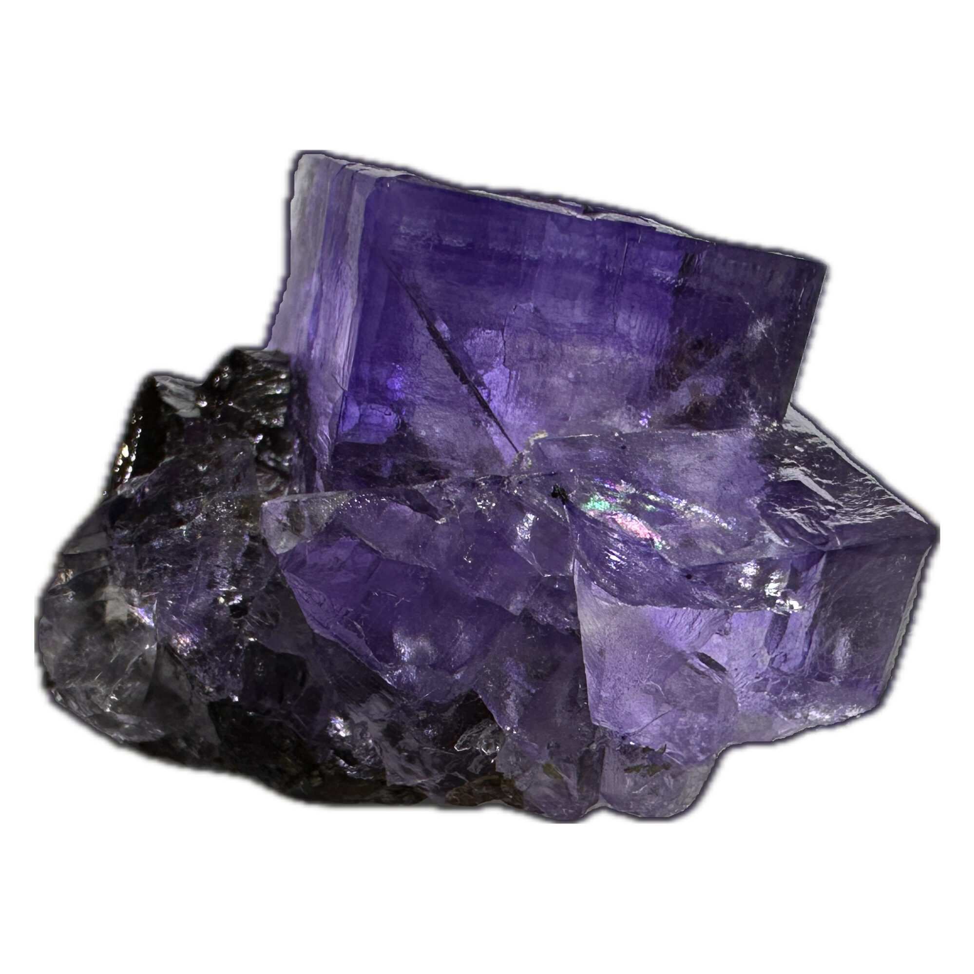 Fluorite thumbnail mineral, exceptional Prehistoric Online