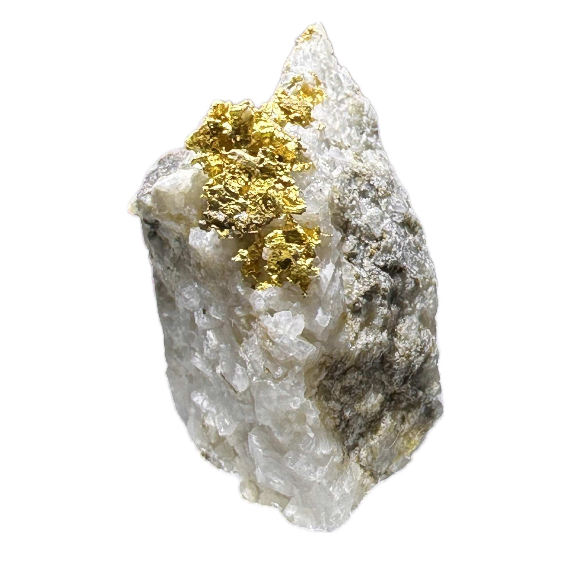 Gold Crystals thumbnail mineral, Canada Prehistoric Online