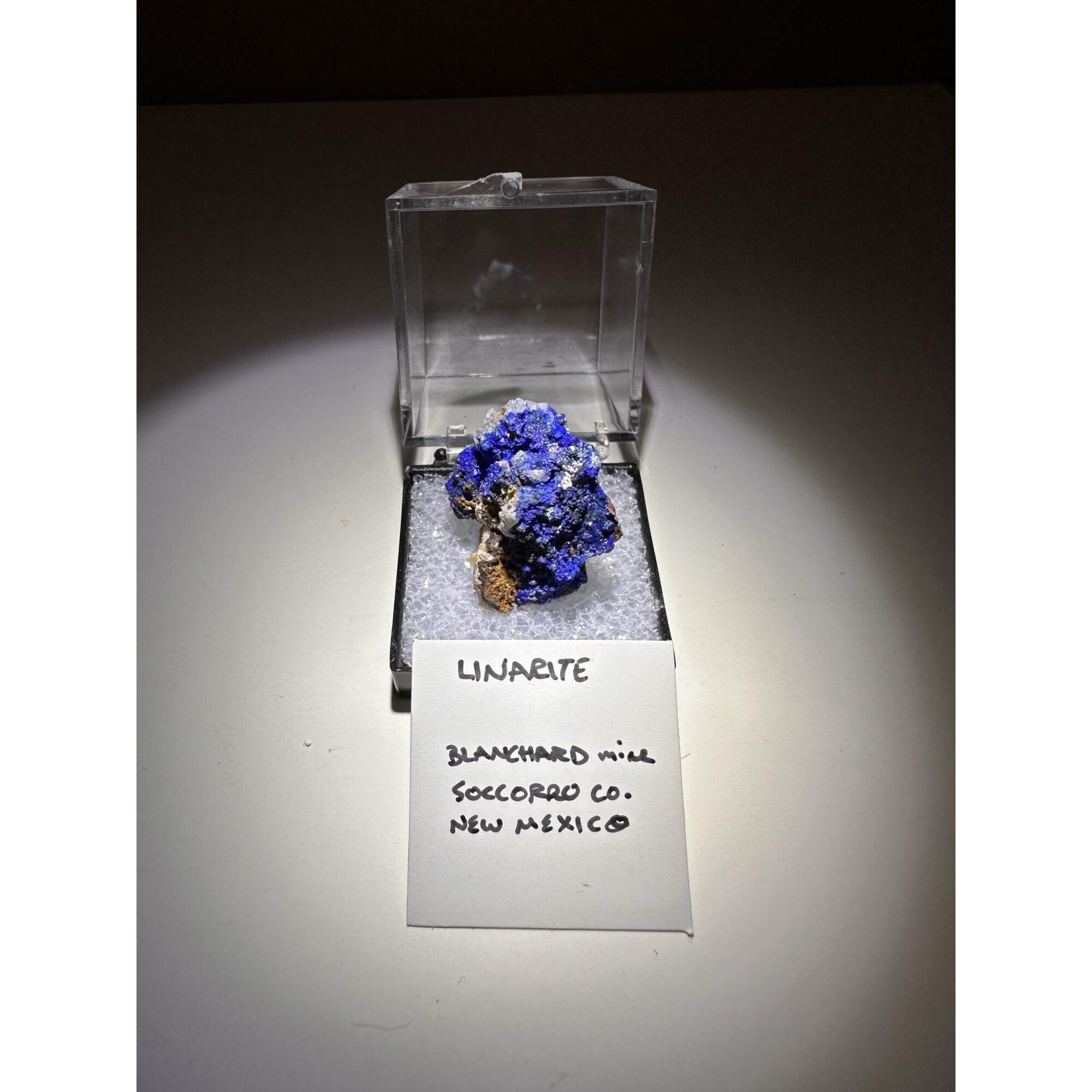 Linarite rare thumbnail mineral Prehistoric Online