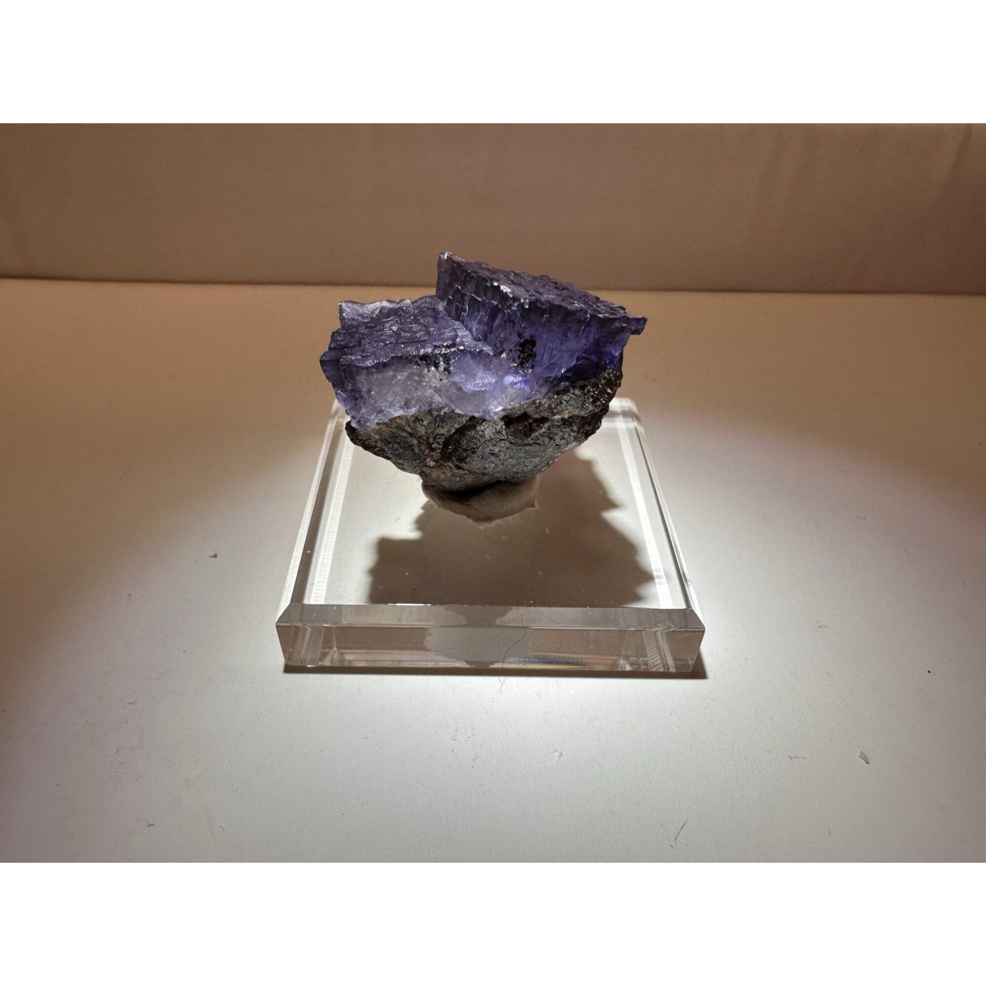 Fluorite thumbnail, vibrant color Prehistoric Online