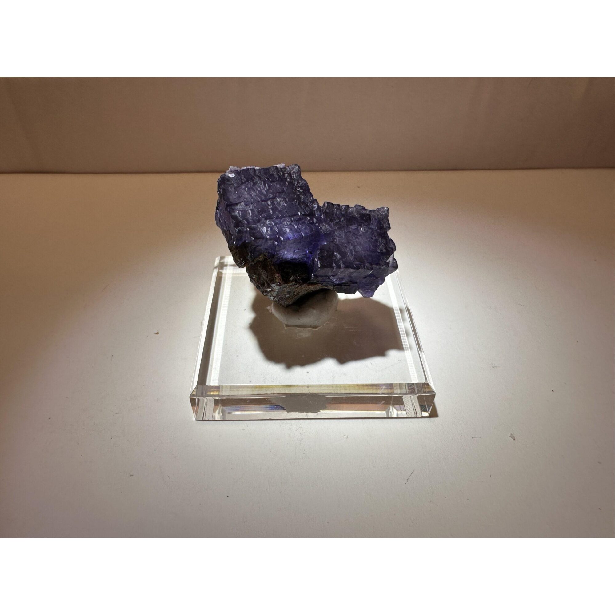 Fluorite thumbnail, vibrant color Prehistoric Online