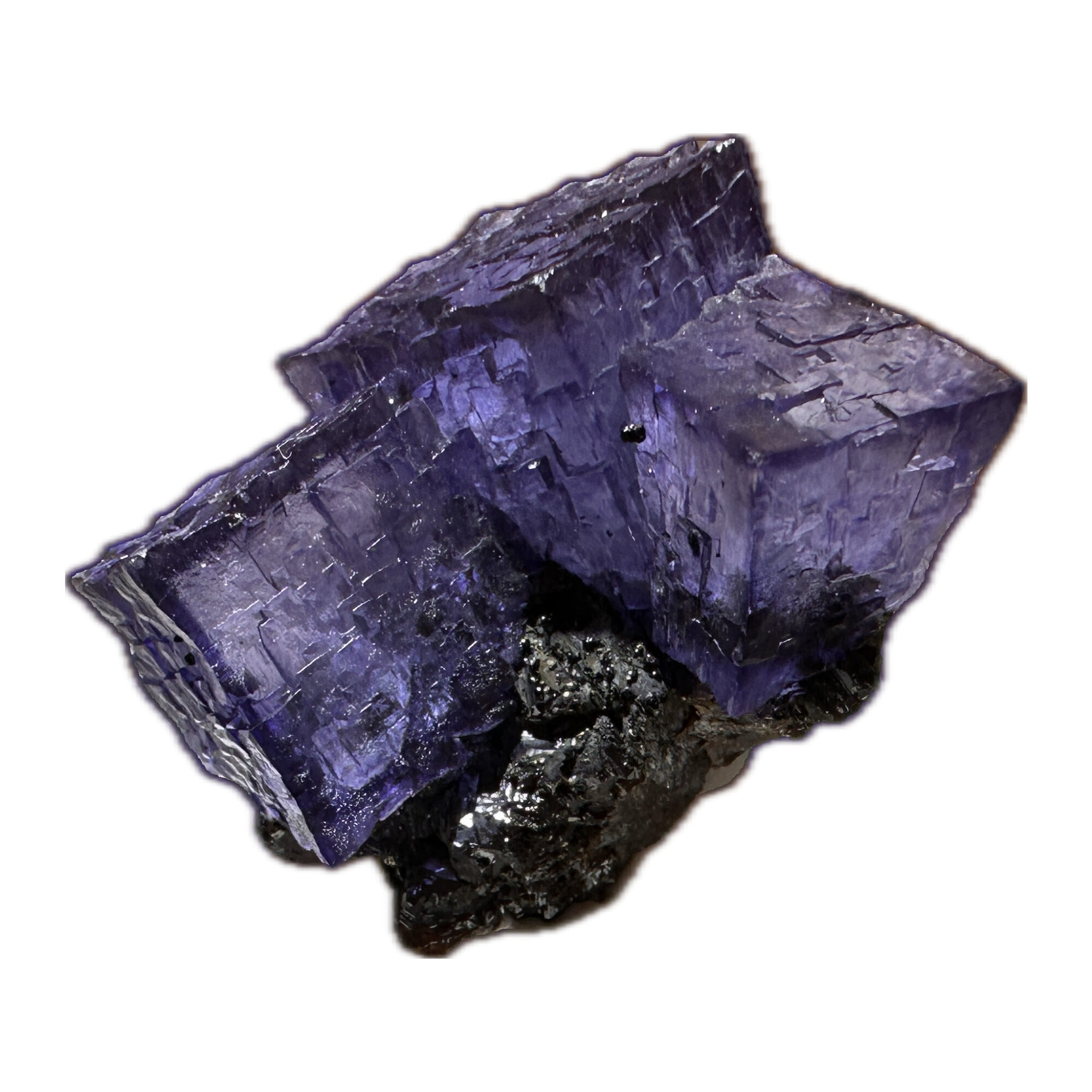 Fluorite thumbnail, vibrant color Prehistoric Online