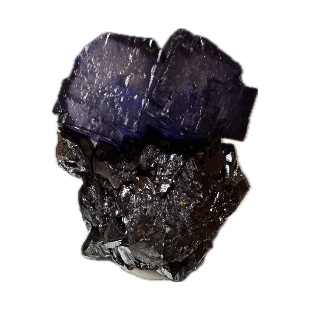 Fluorite thumbnail mineral, exceptional Prehistoric Online