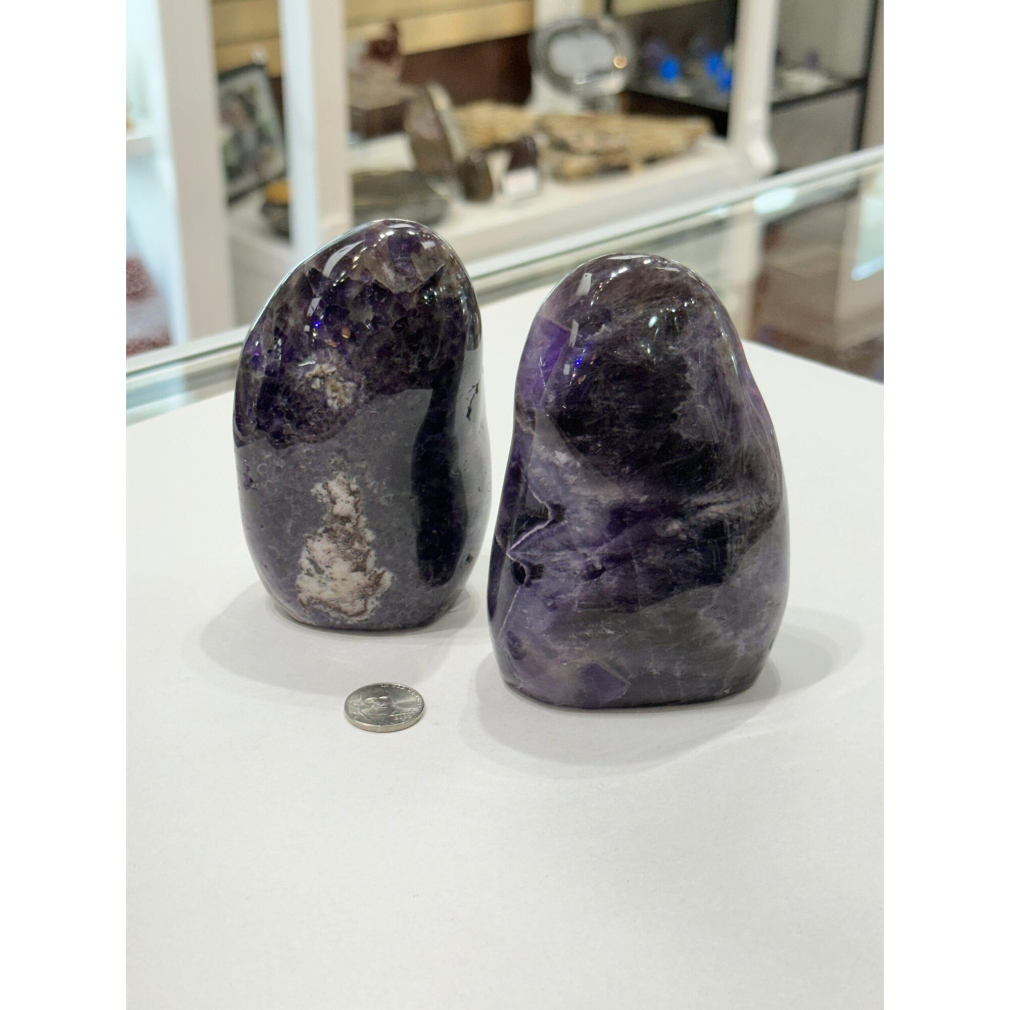 Dog Tooth Amethyst Stand up from Brazil Prehistoric Online