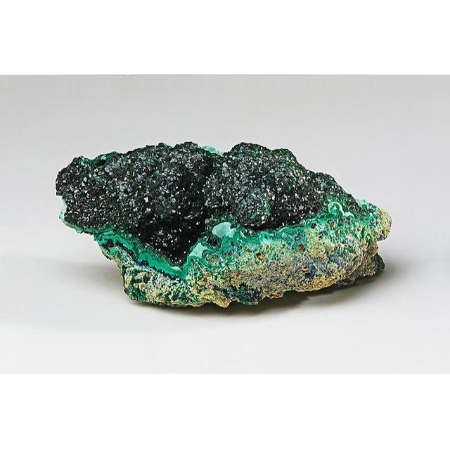 Malachite bowl, hand made, 5″ Prehistoric Online