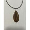 Petrified wood pendant, Oregon Prehistoric Online