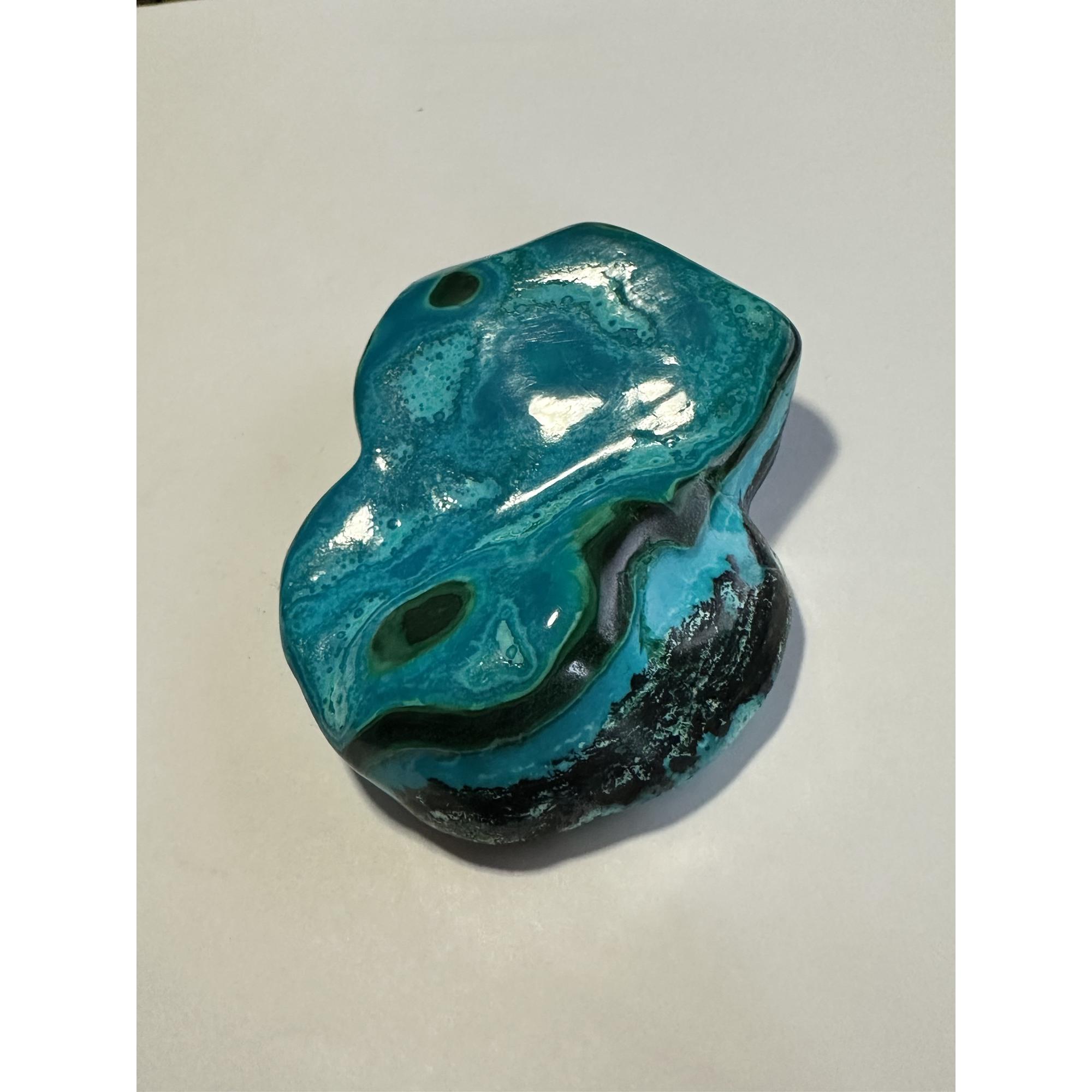 Chrysocolla with Malachite, The Congo Prehistoric Online