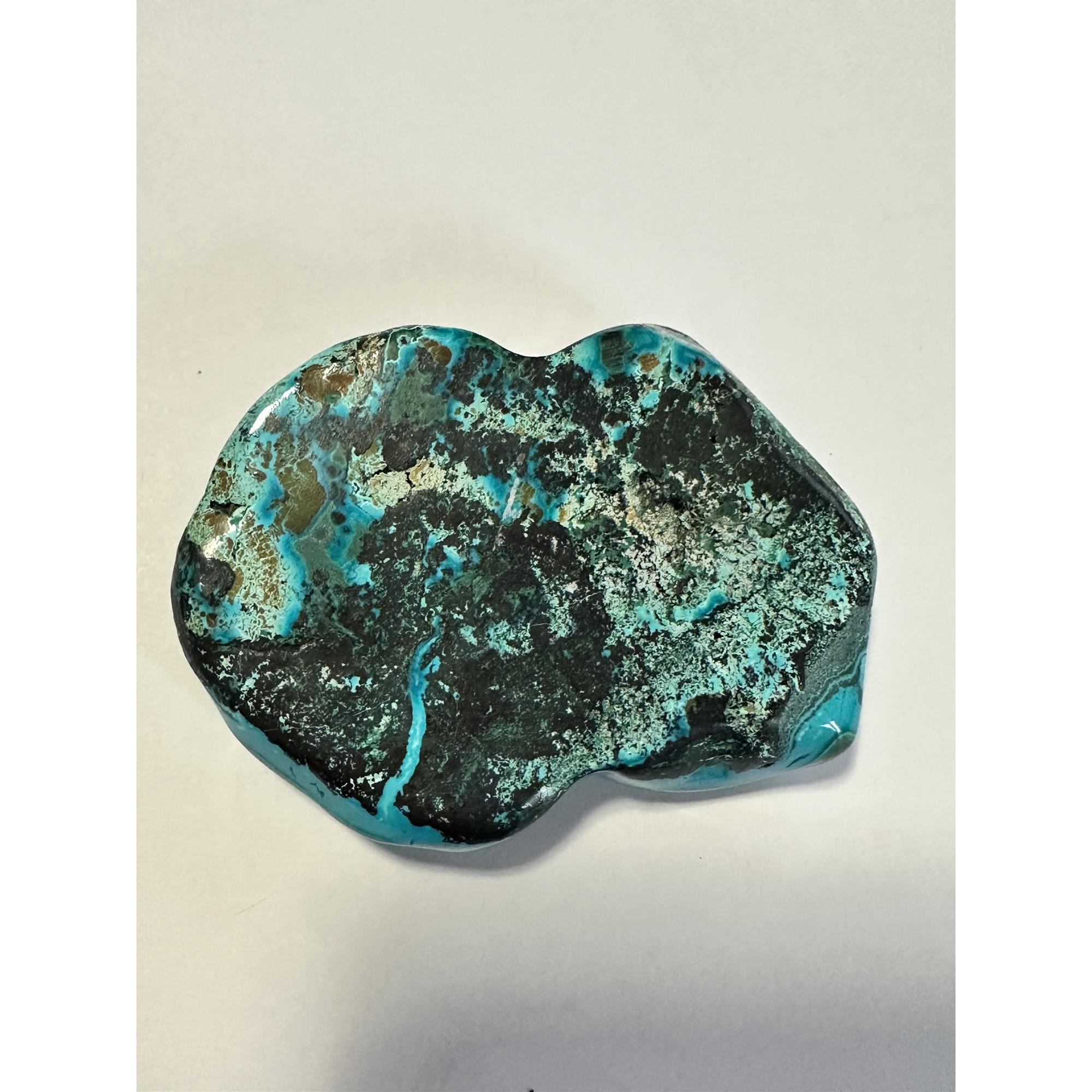 Chrysocolla with Malachite, The Congo Prehistoric Online