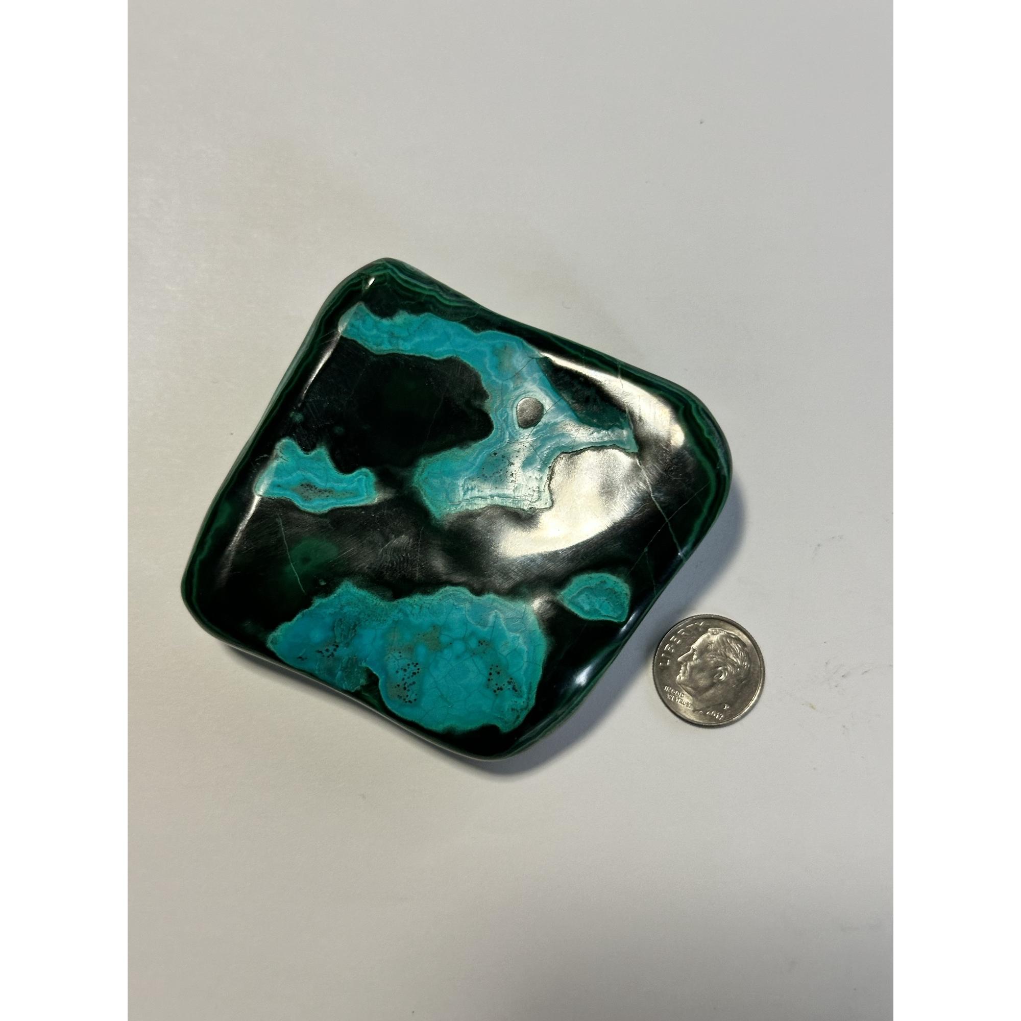 Chrysocolla with Malachite, deep green Prehistoric Online