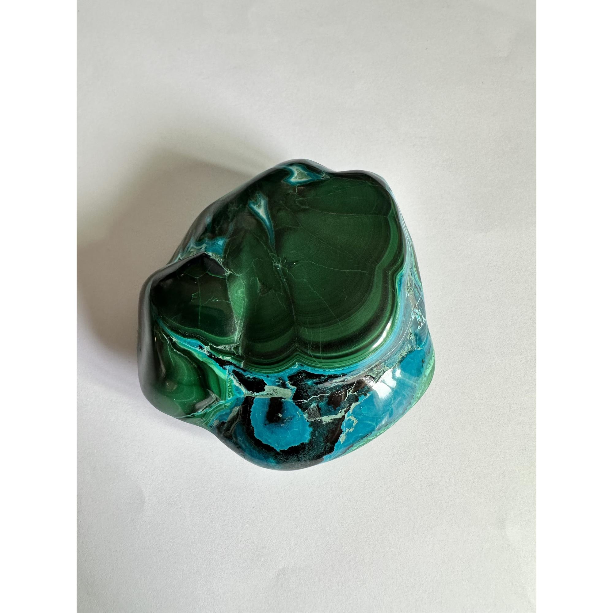 Chrysocolla with Malachite, 3 1/2 inch Prehistoric Online