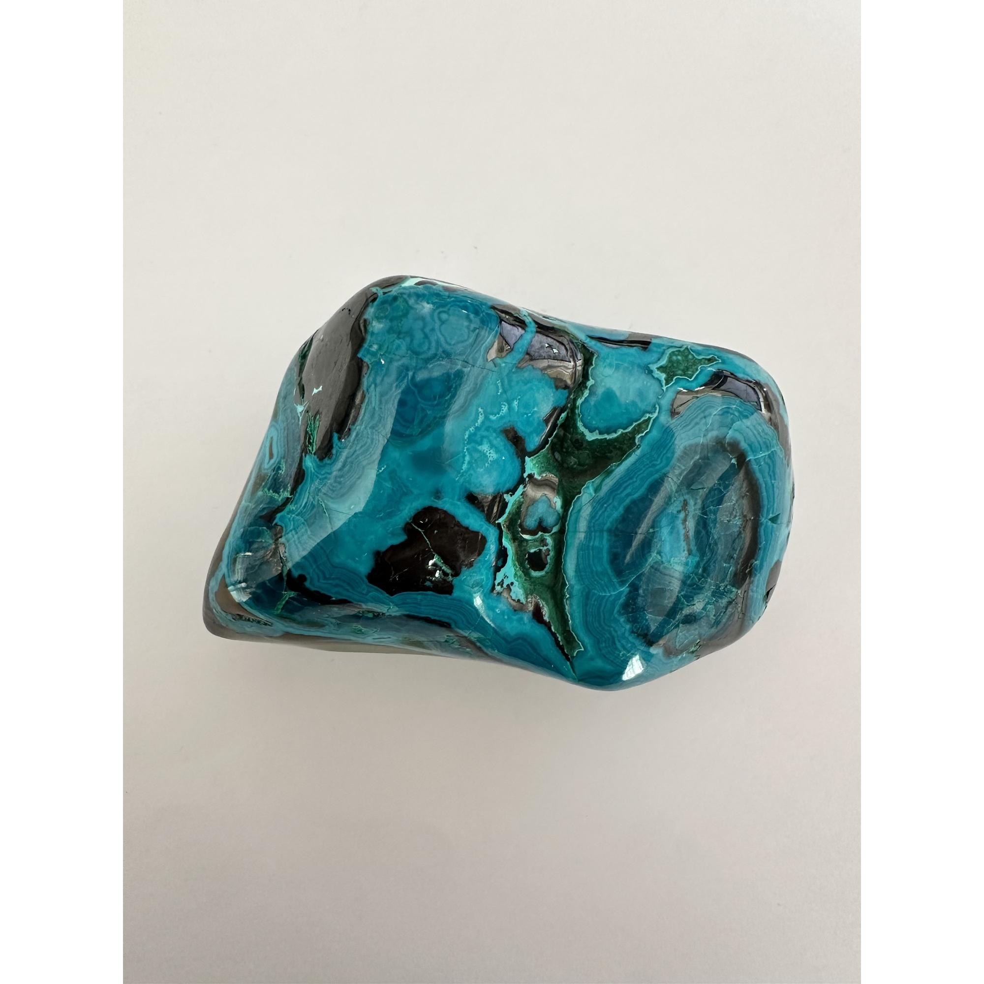 Chrysocolla mineral with Malachite Prehistoric Online