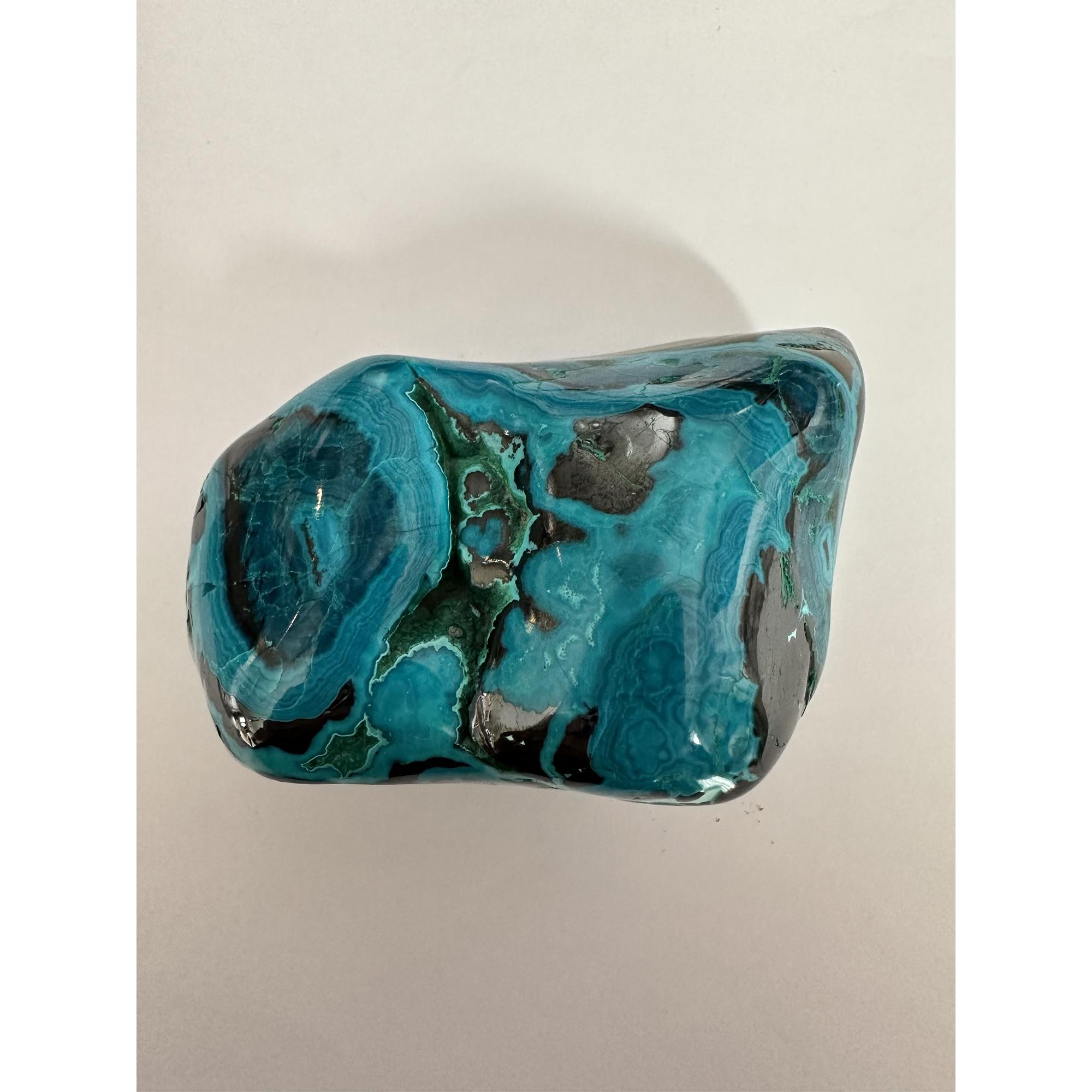 Chrysocolla mineral with Malachite Prehistoric Online