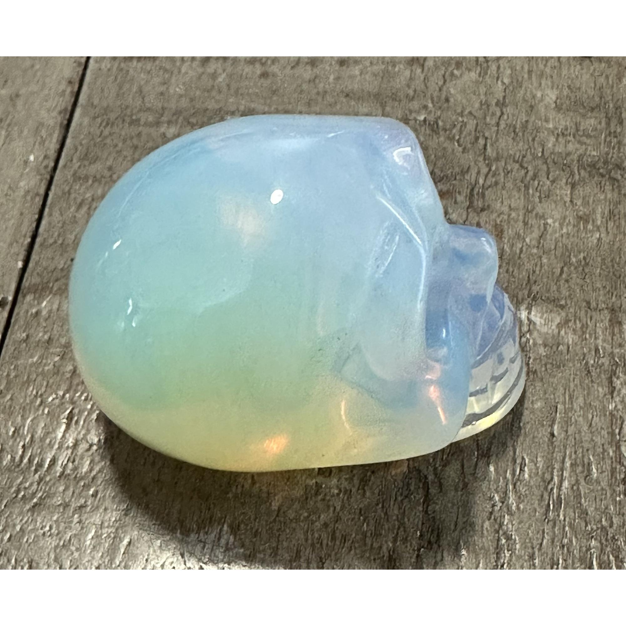 Opalite Skull, 2 inches, Hand Carved Prehistoric Online