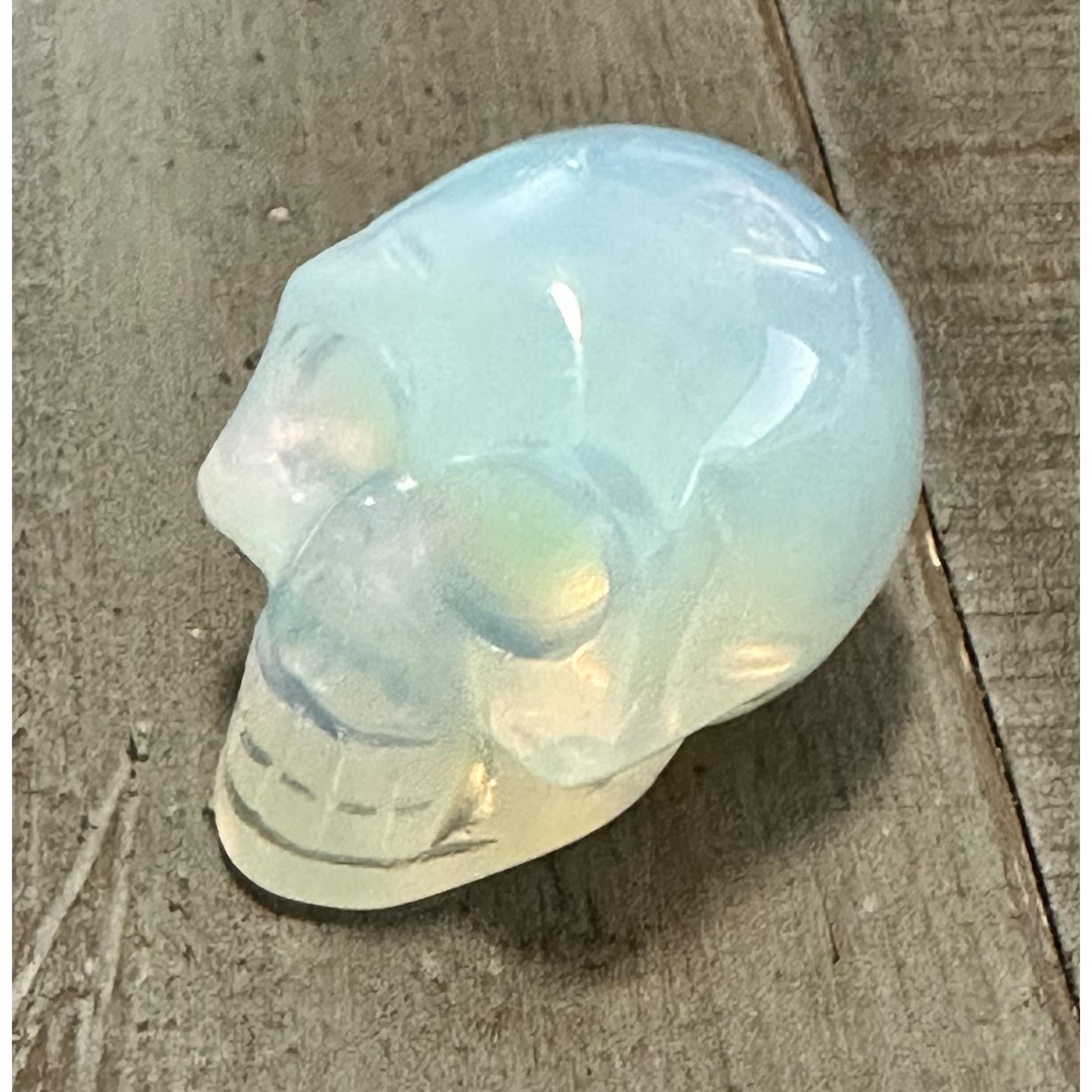 Opalite Skull, 2 inches, Hand Carved Prehistoric Online