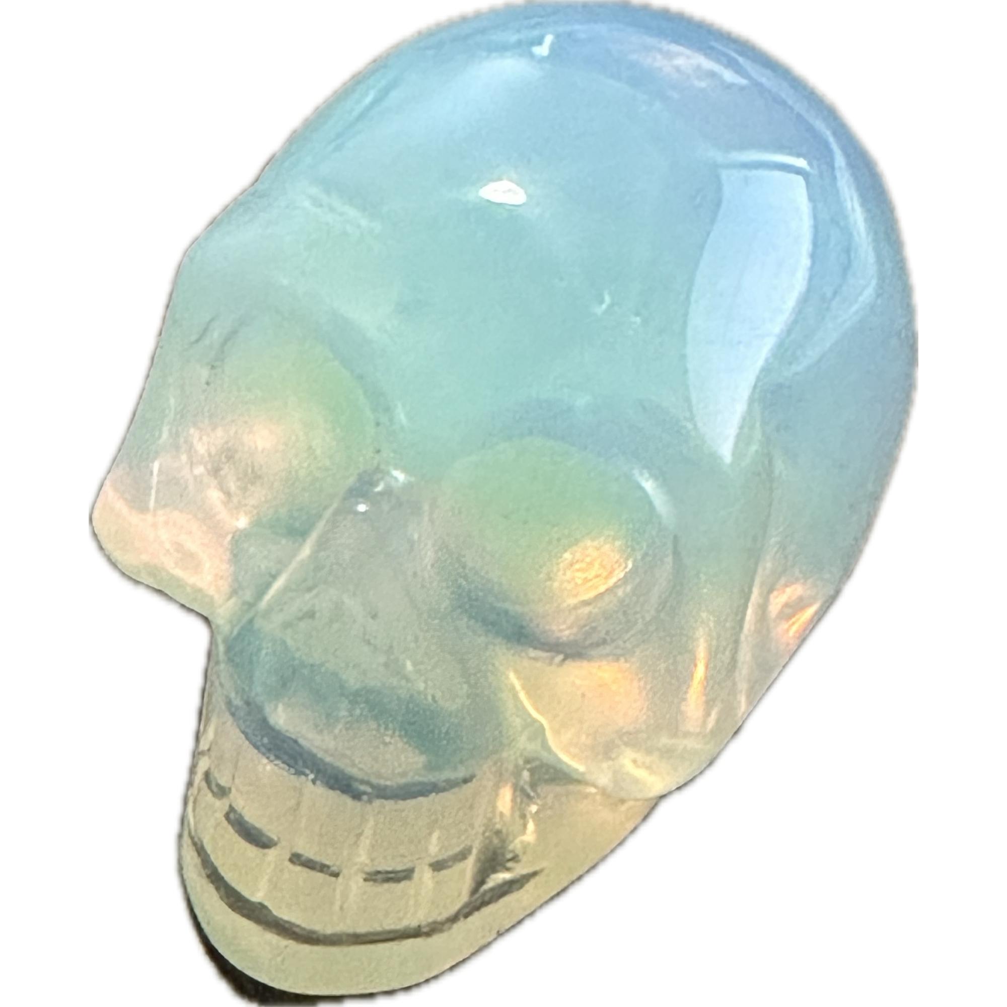 Opalite Skull, 2 inches, Hand Carved Prehistoric Online