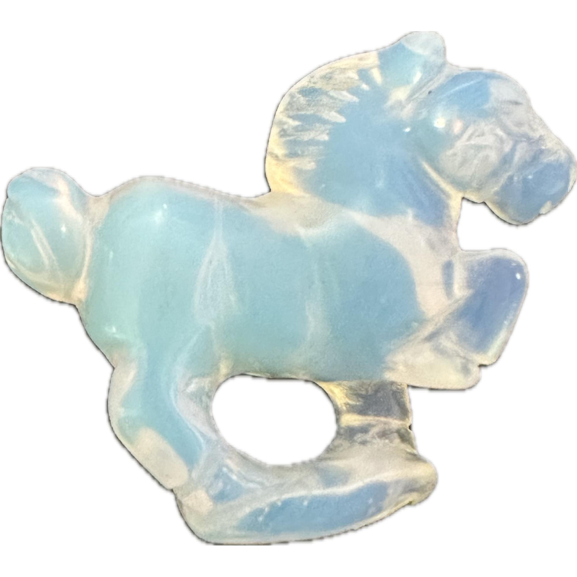 Opalite Horse, 2 inches, Hand Carved Prehistoric Online