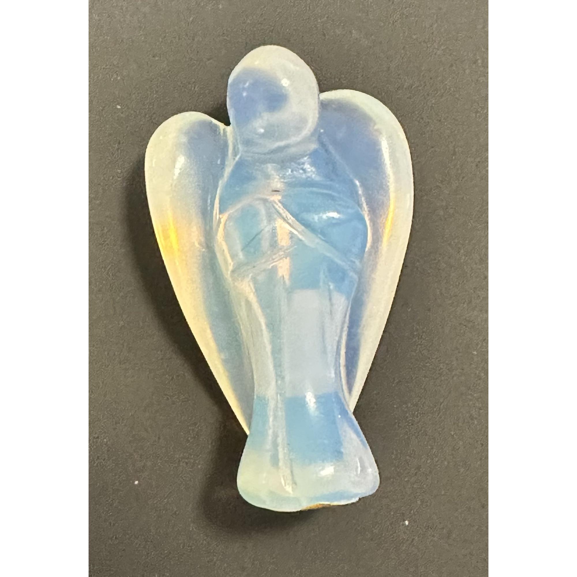 Opalite Angel, 1 3/4 inches, Hand Carved Prehistoric Online