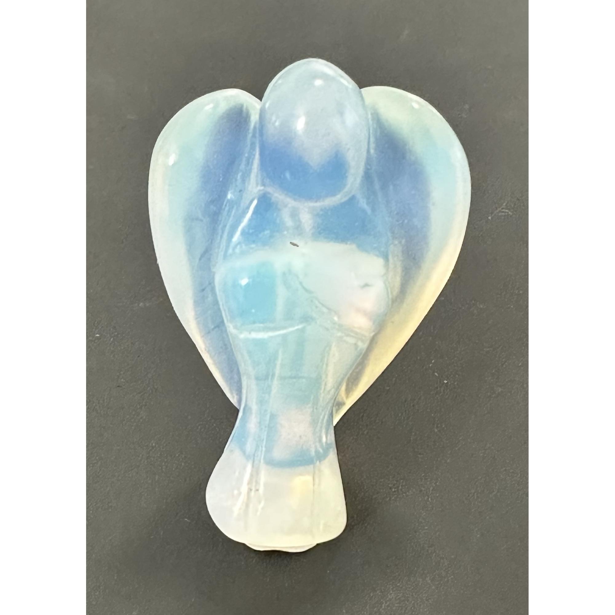 Opalite Angel, 1 3/4 inches, Hand Carved Prehistoric Online