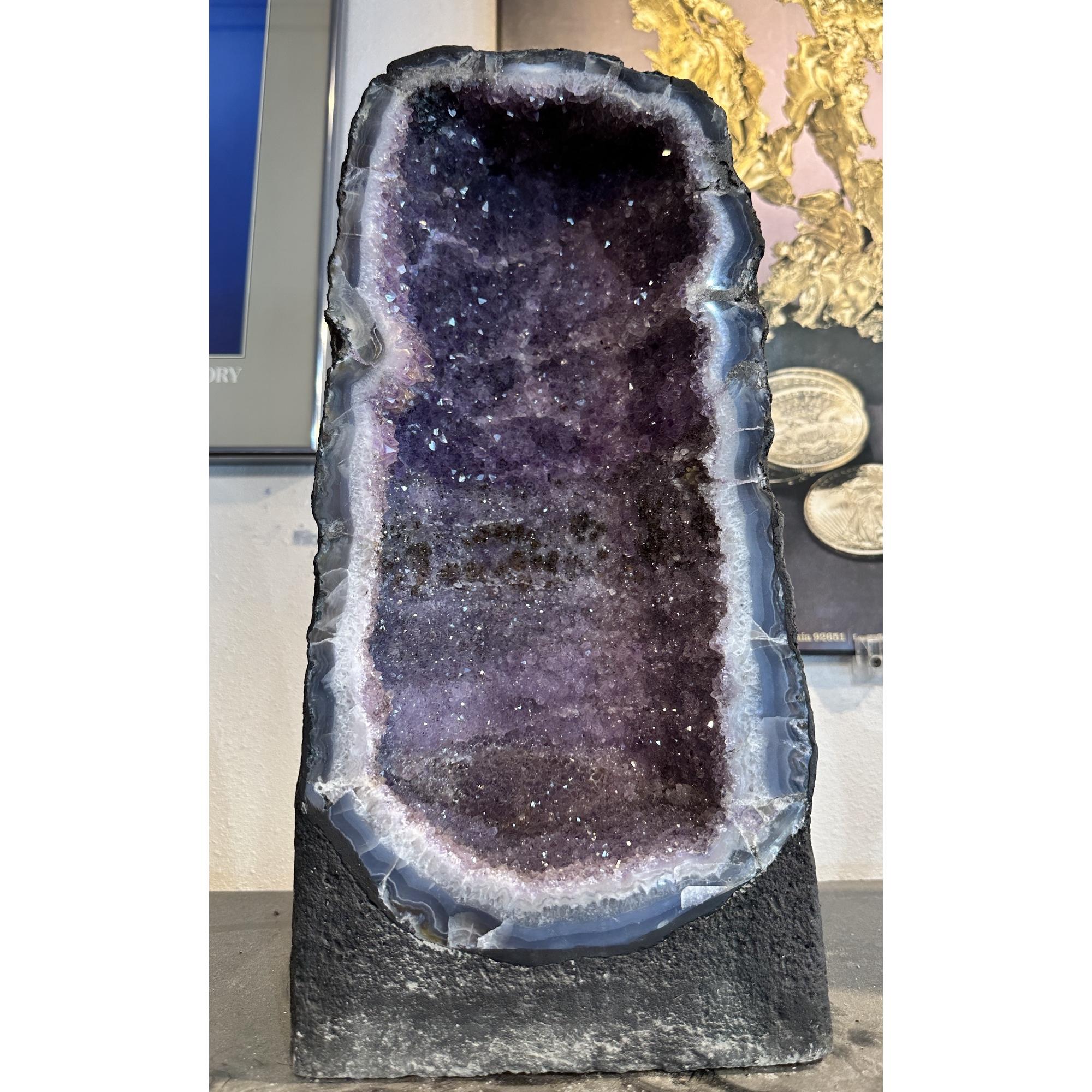 Amethyst Cathedral with ametrine stripe Prehistoric Online