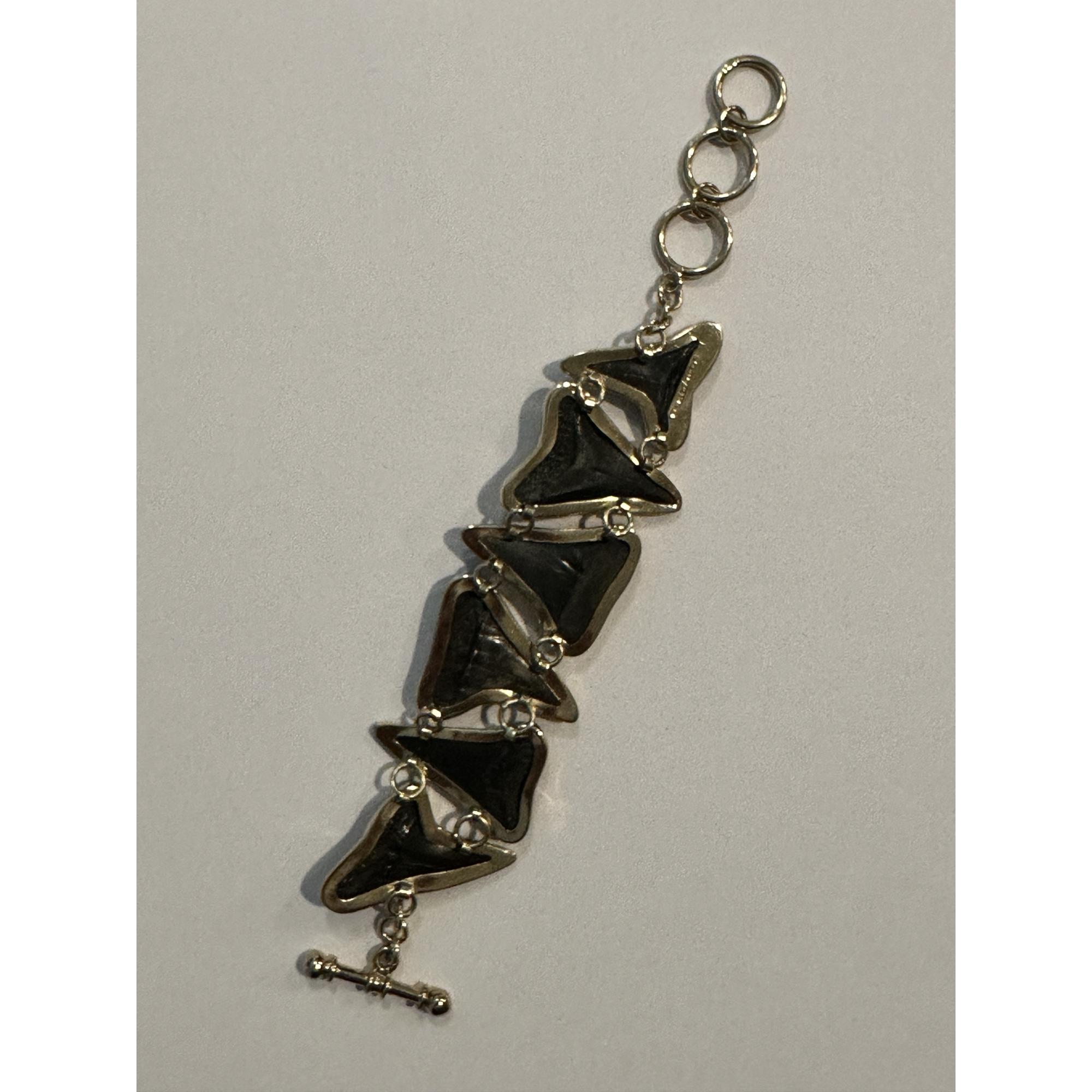 Megalodon shark tooth bracelet Prehistoric Online