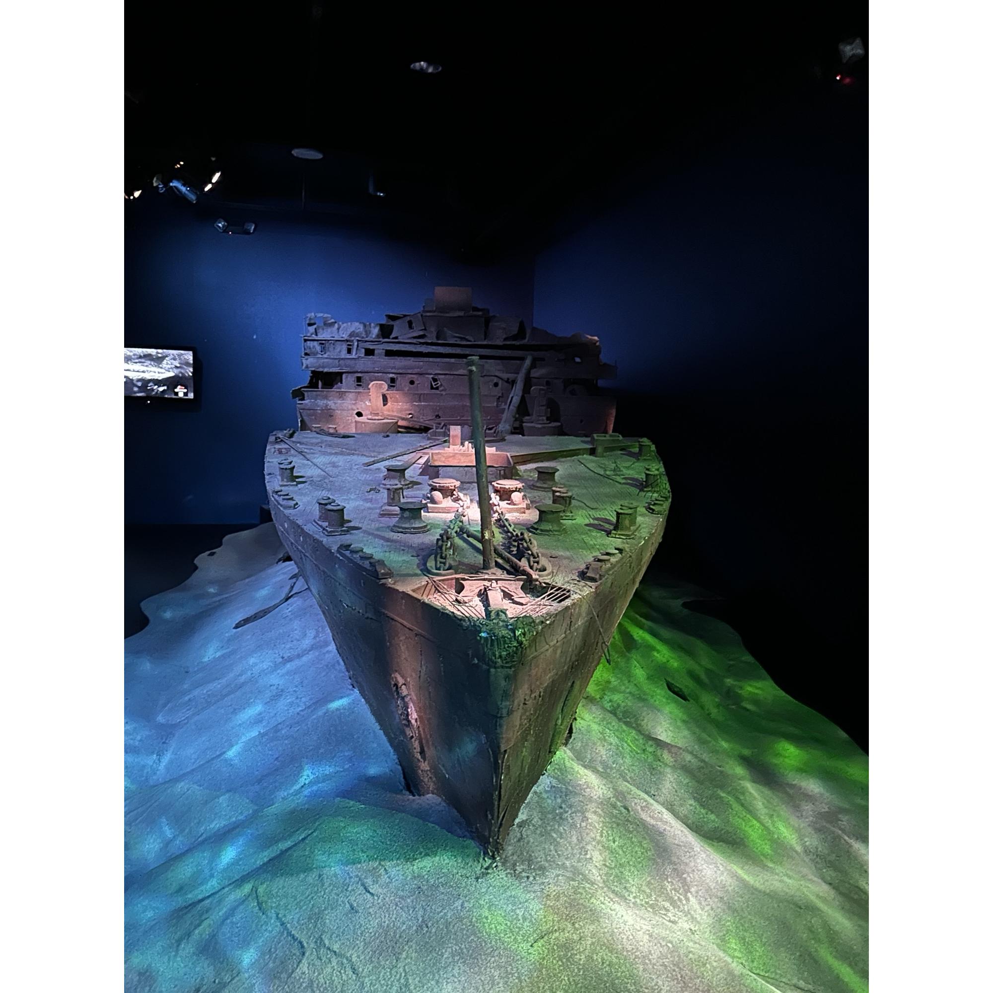 Titanic steel hull artifact in Riker Prehistoric Online