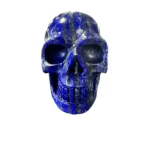 Lapis Lazuli skull, hand finished