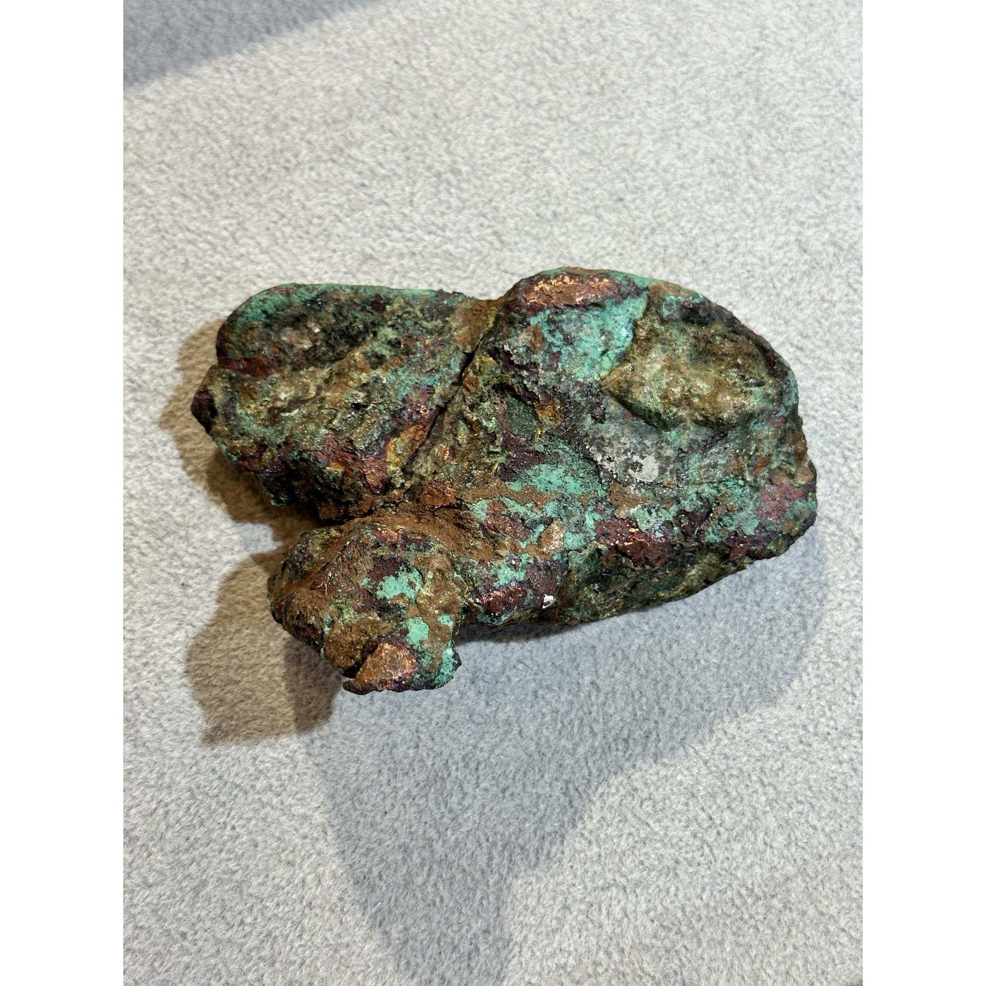 Copper, glacial float, Michigan Prehistoric Online