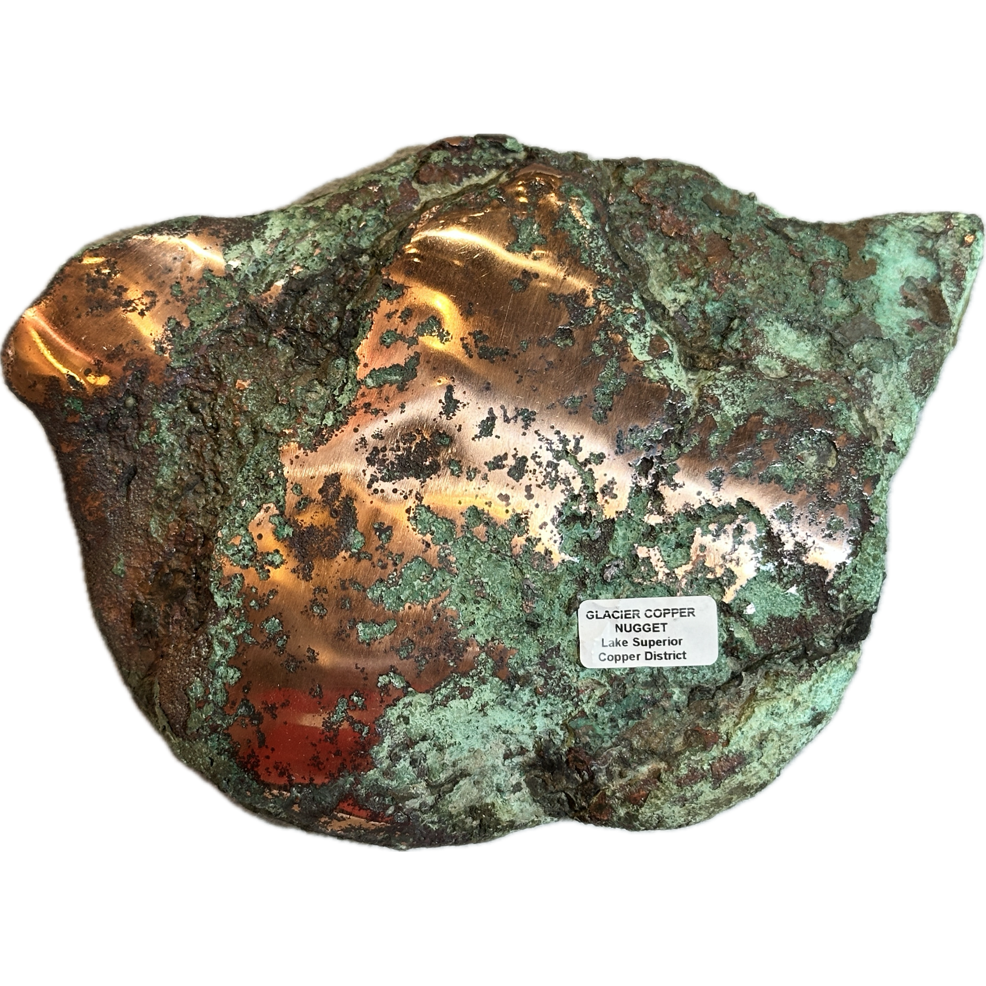 Copper, glacial float, Michigan Prehistoric Online