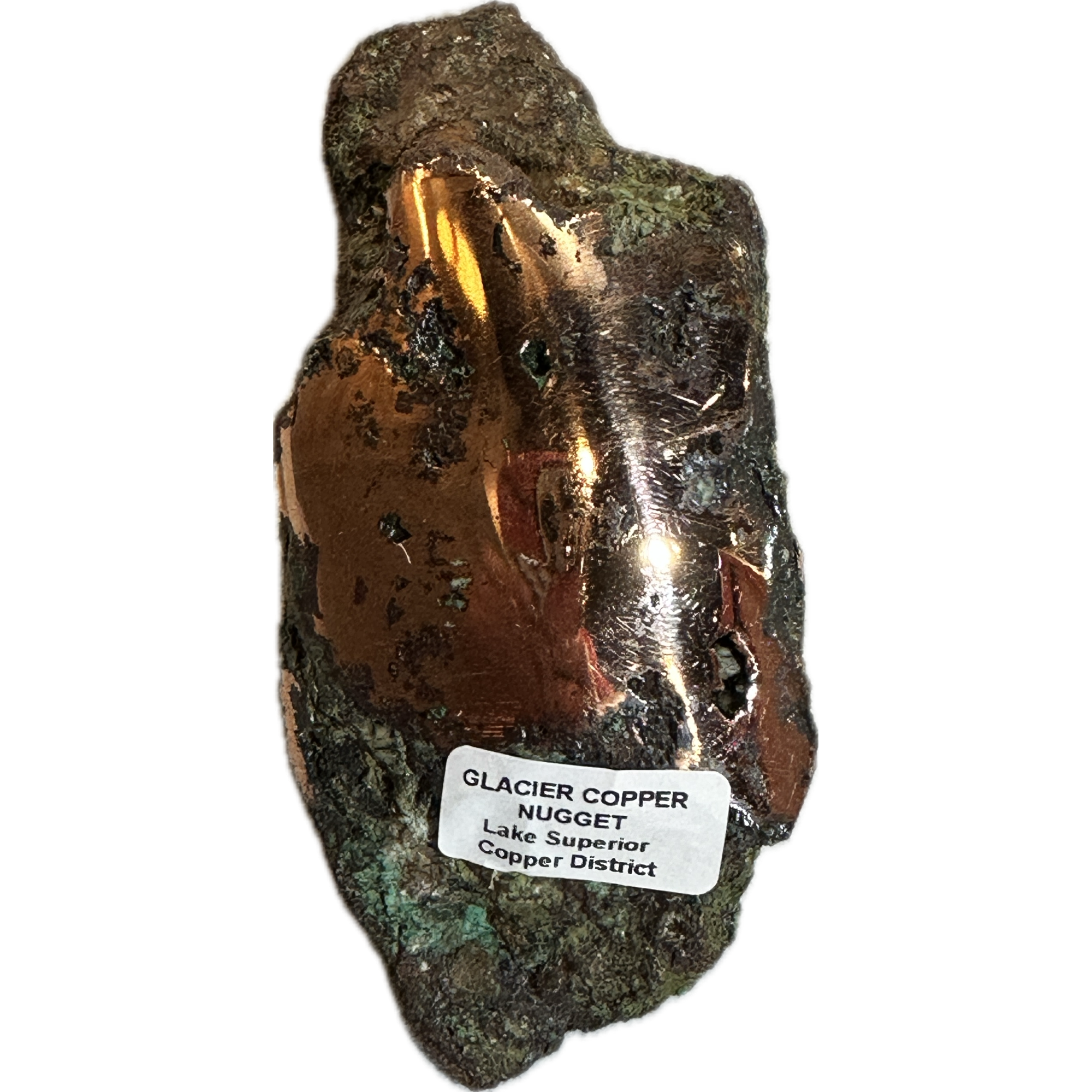 Copper, glacial float, Michigan Prehistoric Online