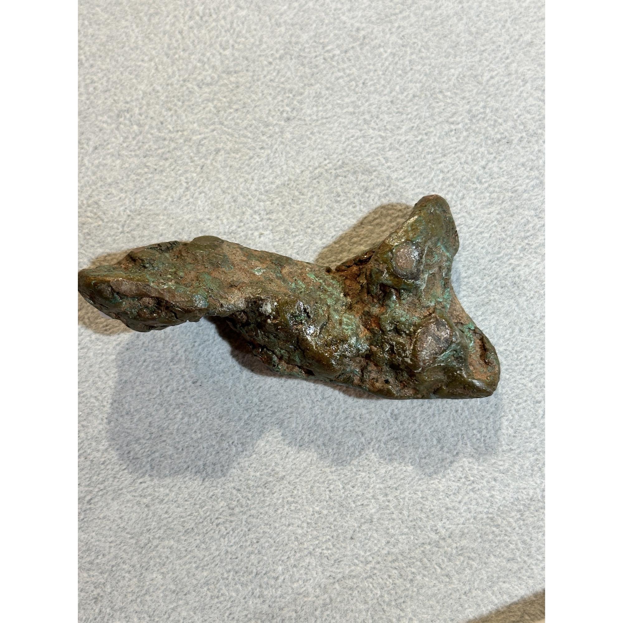 Copper, glacial float, Michigan Prehistoric Online