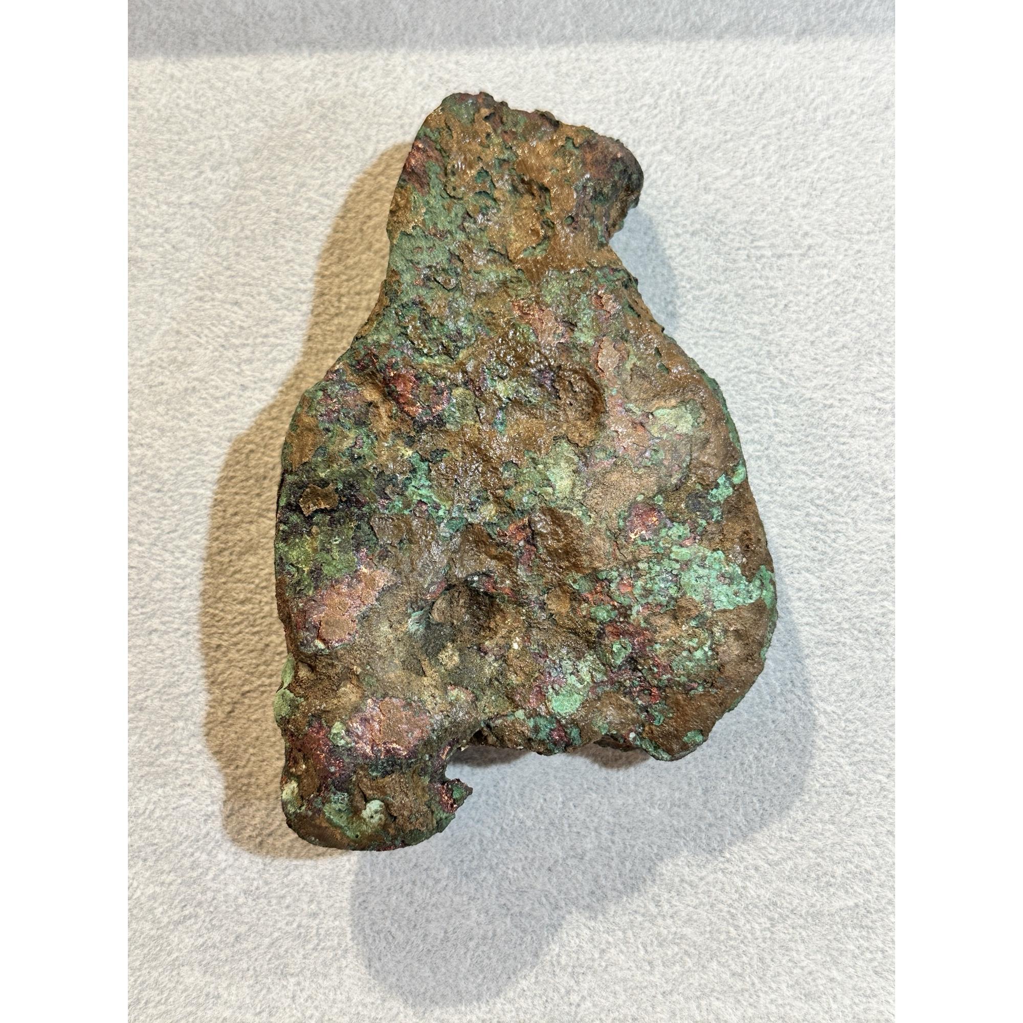 Copper, glacial float, Michigan Prehistoric Online