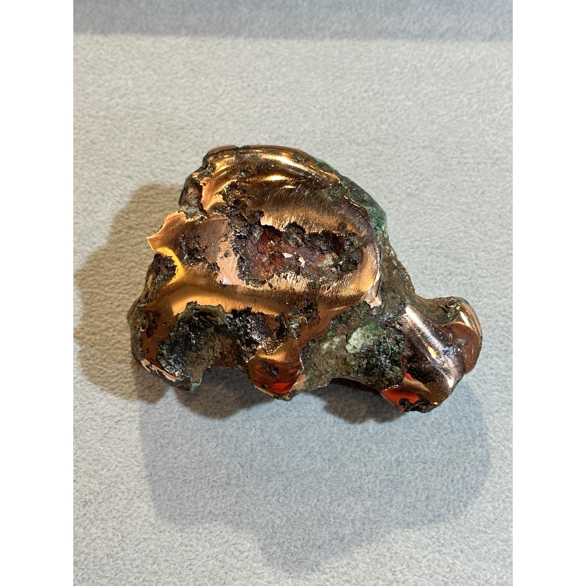 Copper, glacial float, Michigan Prehistoric Online