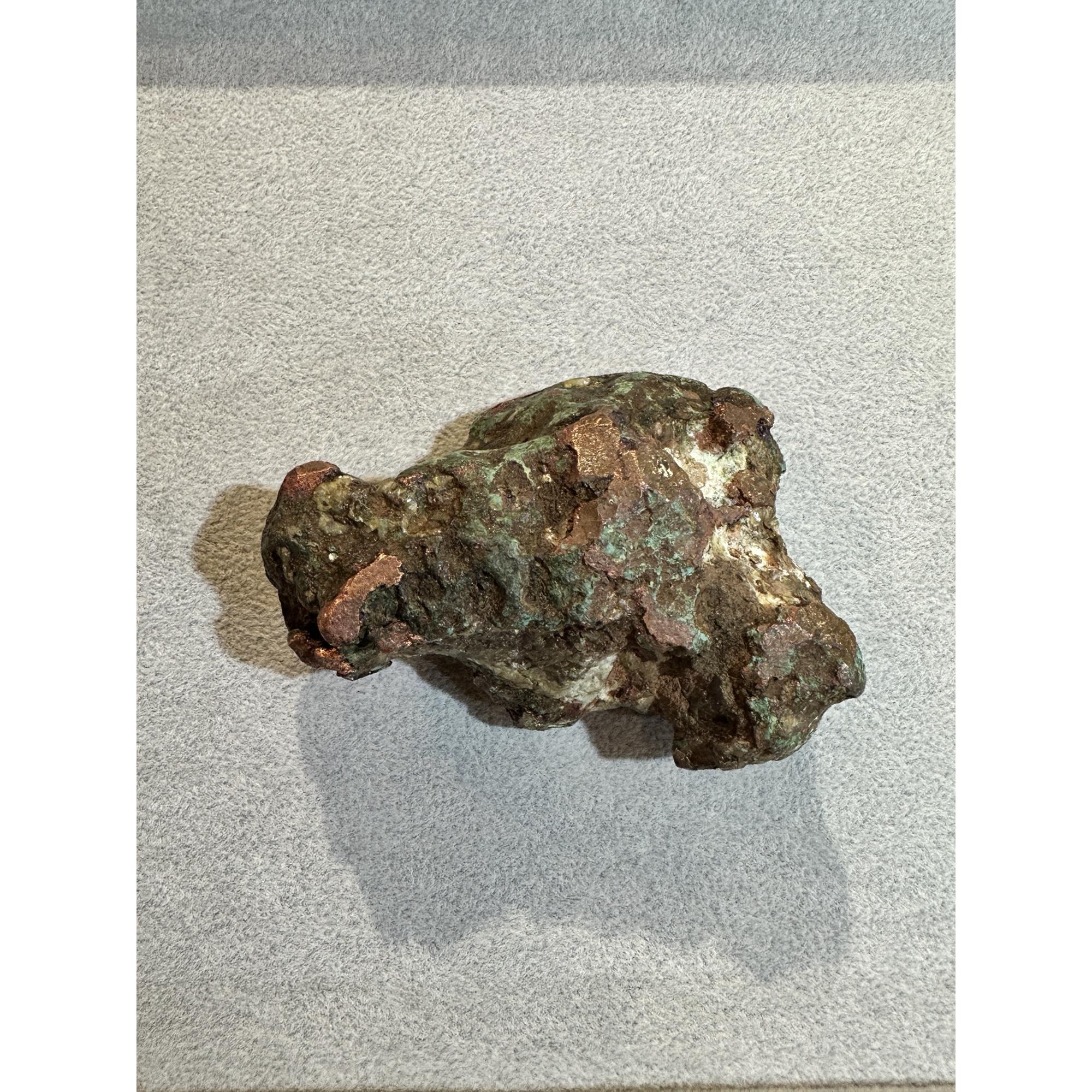 Copper, glacial float, Michigan Prehistoric Online