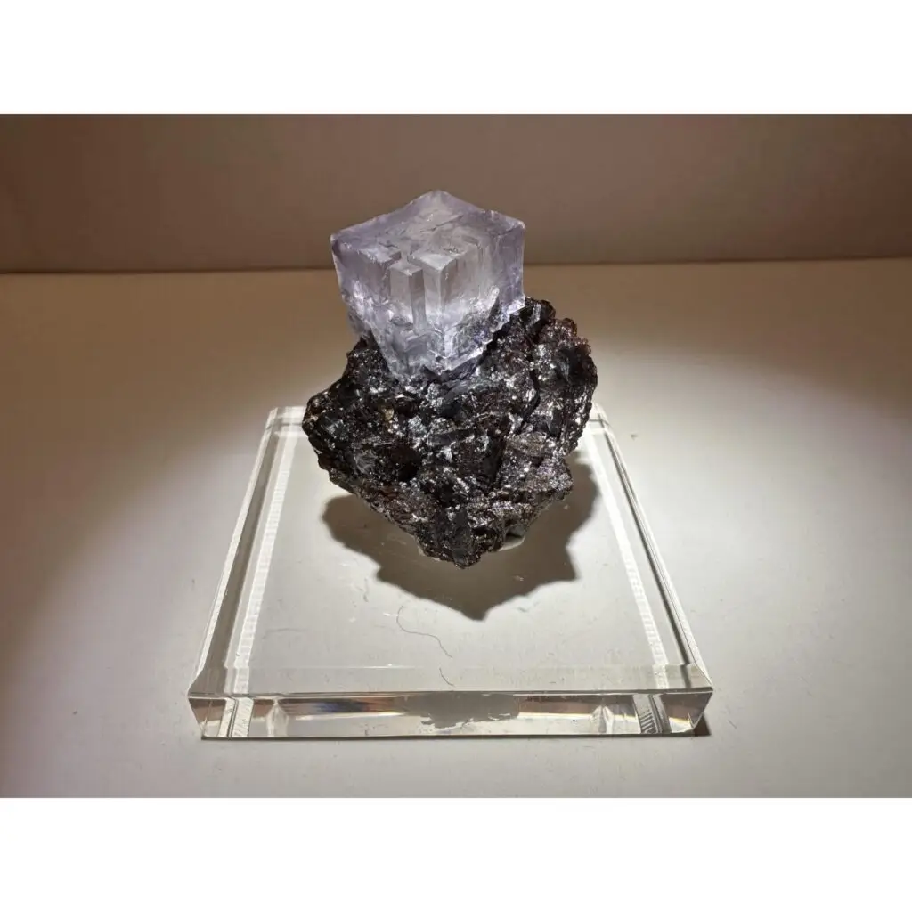 Fluorite skull, hand carved, AA quality