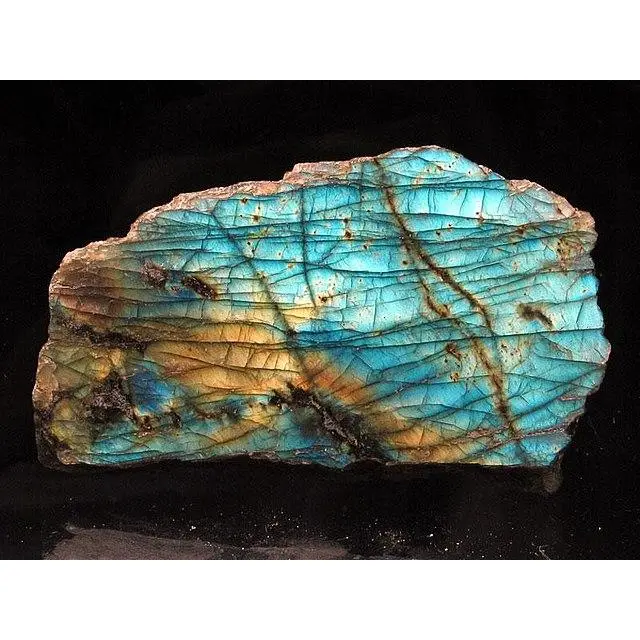 Labradorite Stand up, vivid blue