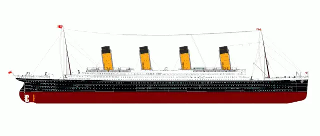 Titanic Starboard View - Prehistoricoregon