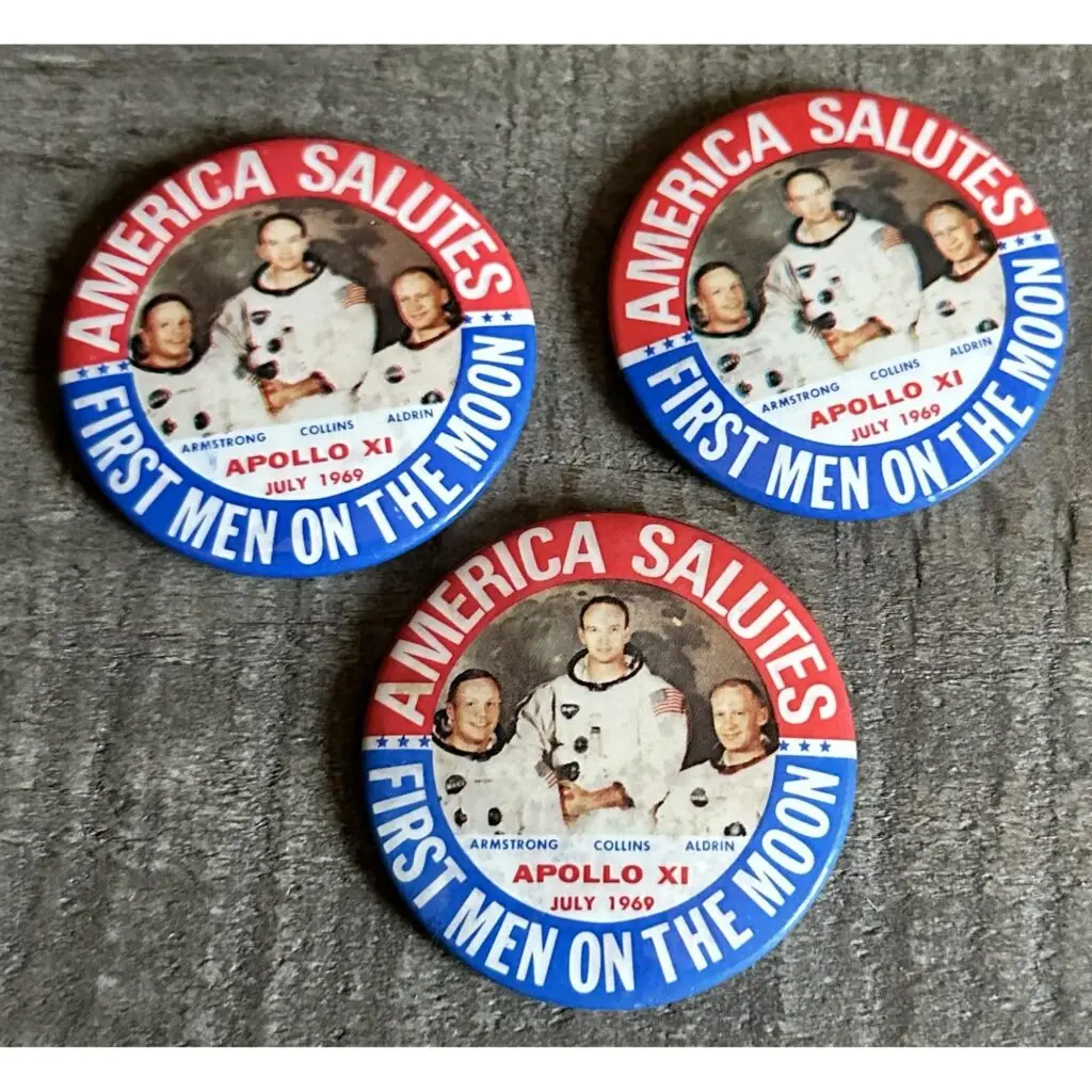 Apollo 11 Pin, Vintage