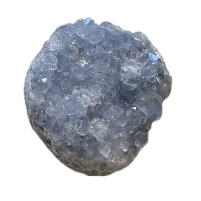 Celestite Geode, Madagascar, brilliant